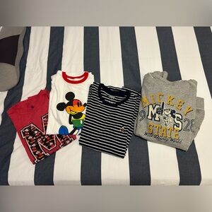 Disney Mickey Mouse T-Shirt and Hoodie Bundle